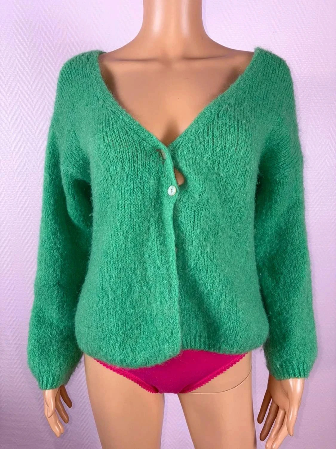 Colete feminino de mohair tamanho 38 pouco usado – photo 2